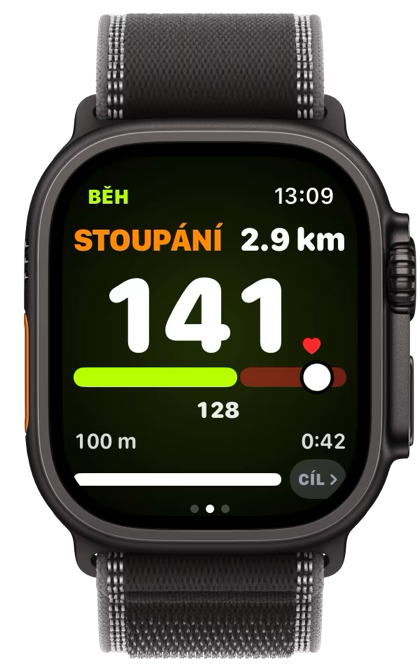 Hodinky do kopce: STOUPÁNÍ, vedené tepem.