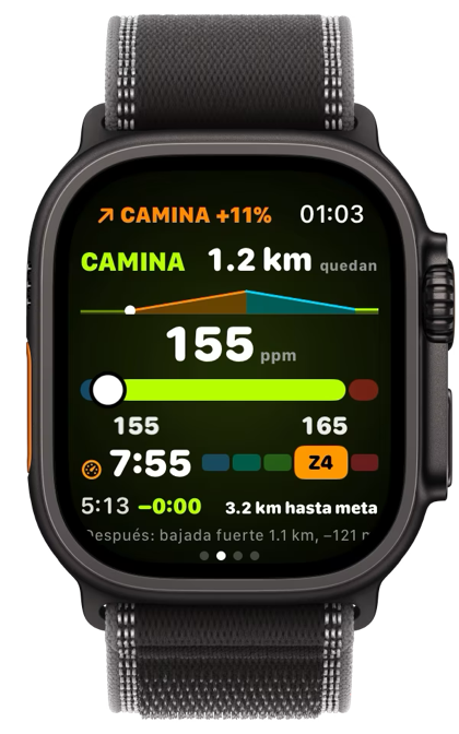 CAMINA en el reloj en una subida del 11 por ciento.